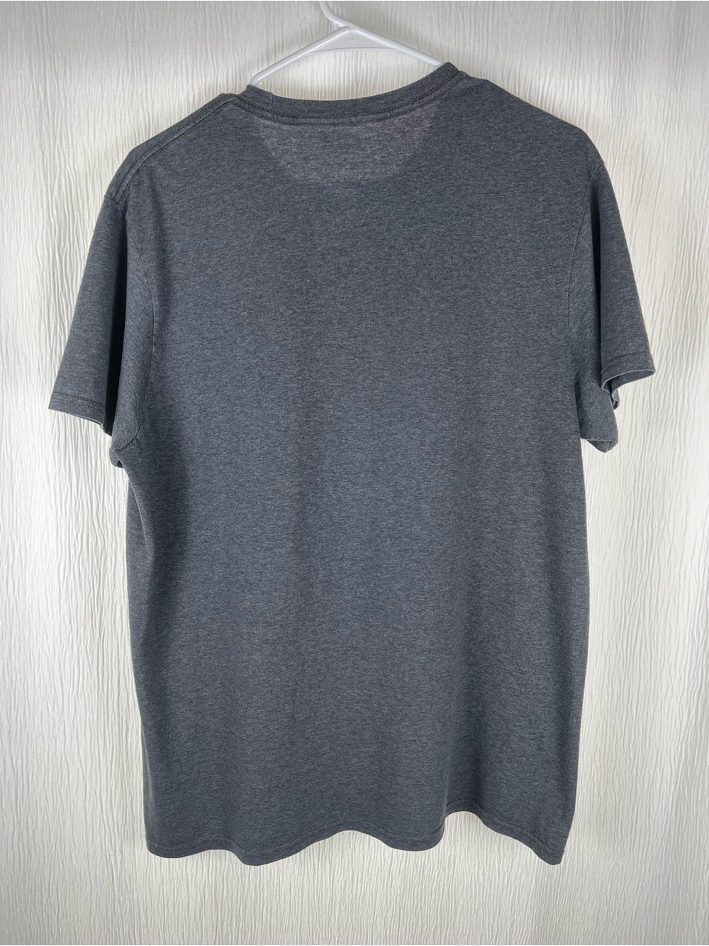Jurassic Park Logo Tee - Dark Gray with Red & Yellow Graphic - Picture 4 of 4